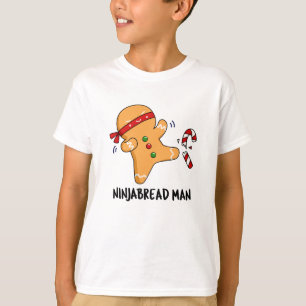 Ninjabread Man Funny Gingerbread Pun T-Shirt