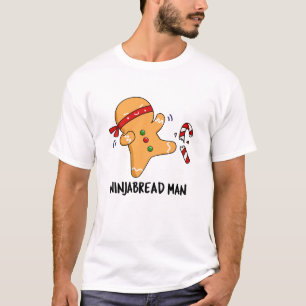 Ninjabread Man Funny Gingerbread Pun T-Shirt