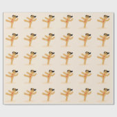 Ninjabread Man Geschenkpapier (Flach)