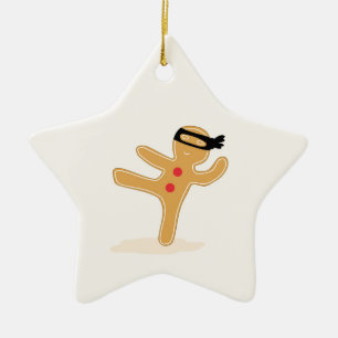 Ninjabread Man Keramik Ornament