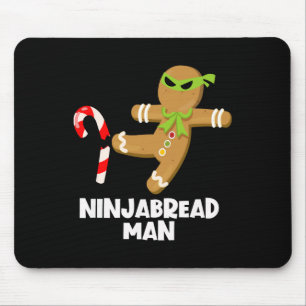 Ninjabread Mann Spaß Ginja Kicken Bonbons Stock Ha Mousepad