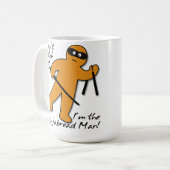 Ninjabread Ninja Gingerbread Man Funny Mug Kaffeetasse (Vorderseite Links)