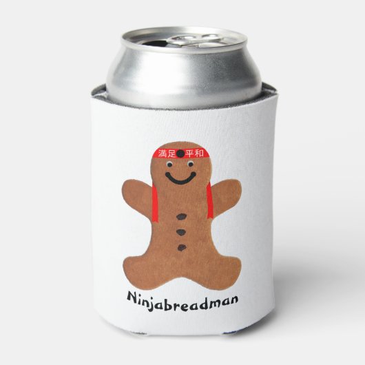 Ninjabreadman biscuit (Cookie) Dosenkühler (Kanne Vorderseite)
