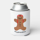 Ninjabreadman biscuit (Cookie) Dosenkühler (Kanne Rückseite)