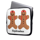 Ninjabreadman biscuit (cookie) Electronics Bag Laptopschutzhülle (Vorderseite Links)