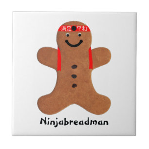 Ninjabreadman biscuit (Cookie) Fliese