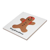 Ninjabreadman biscuit (Cookie) Fliese (Seite)