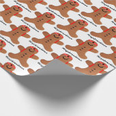 Ninjabreadman biscuit (Cookie) Geschenkpapier (Ecke)