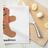 Ninjabreadman biscuit (Cookie) Geschirrtuch (Viertel Falte)