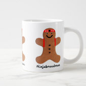 Ninjabreadman biscuit (Cookie) Jumbo-Tasse (Rechts)