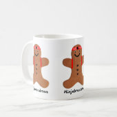 Ninjabreadman biscuit (Cookie) Kaffeetasse (Vorderseite Links)