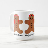Ninjabreadman biscuit (Cookie) Kaffeetasse (Vorderseite Links)