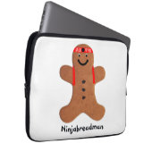 Ninjabreadman biscuit (Cookie) Laptopschutzhülle (Vorne Rechts)