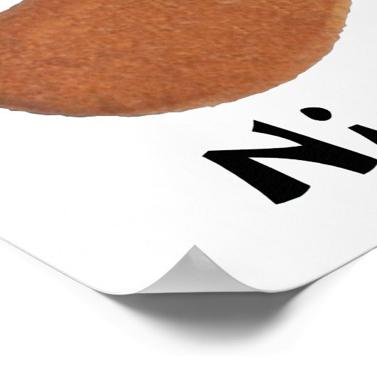 Ninjabreadman biscuit (Cookie) Poster (Ecke)