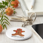 Ninjabreadman biscuit (Cookie) Schlüsselanhänger (Seite)