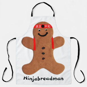 Ninjabreadman biscuit (Cookie) Schürze