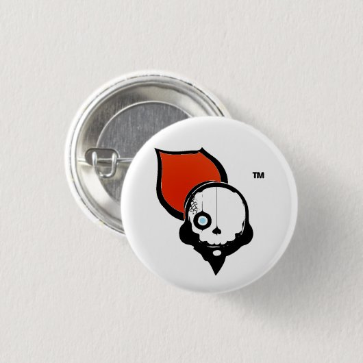 NinjaCruise Schädel Button (Vorne & Hinten)