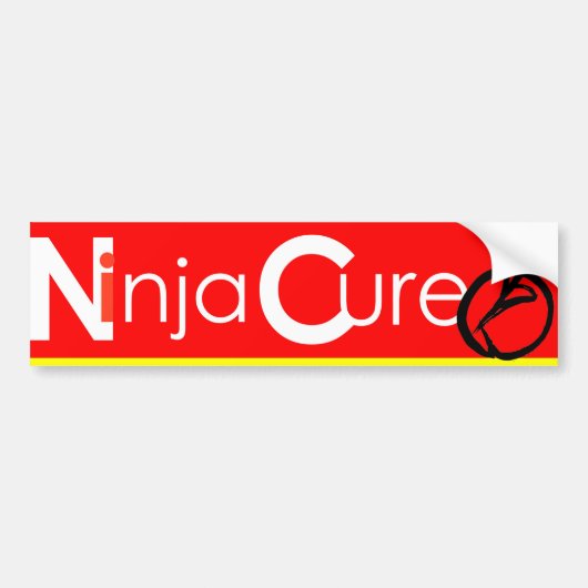#NinjaCure stc0.1 Autoaufkleber (Vorne)