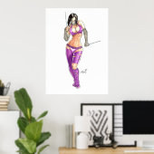 NinjaGirl Poster (Heimbüro)