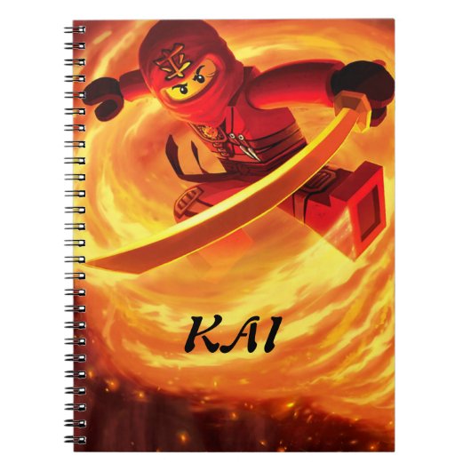 Ninjago Kai Notizblock (Vorderseite)
