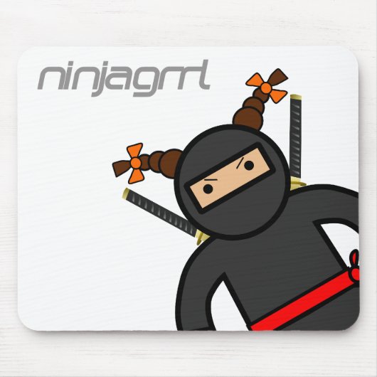 ninjagrrl mousepad (Vorne)