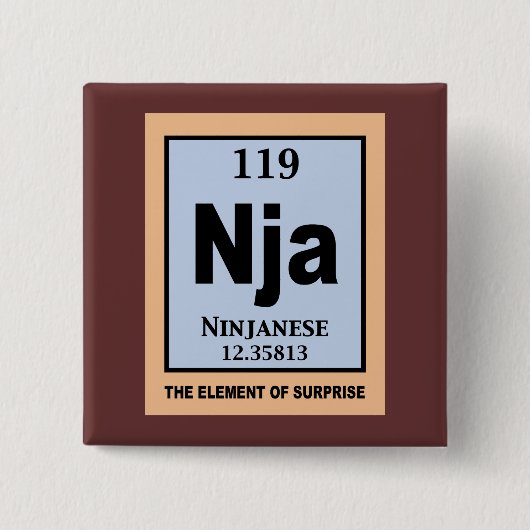 Ninjanese Button (Vorderseite)