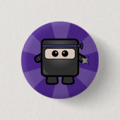 Ninjas gegen Piraten Button (Vorderseite)