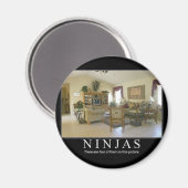 Ninjas Magnet (Vorderseite/Rückseite)