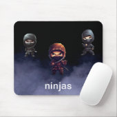 Ninjas mousepad (Mit Mouse)