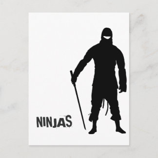 Ninjas Postkarte