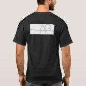 "Ninjas. Unicyles. Ja." Shirt im Schwarzen (Rückseite)