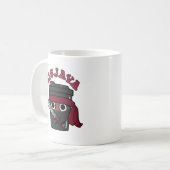 Ninjava Funny Ninja Java Kaffee Pub Kaffeetasse (Vorderseite Links)