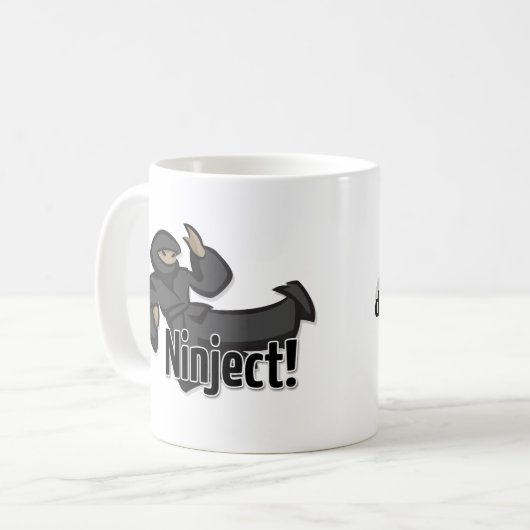Ninject drei Stern-Tasse Kaffeetasse (Vorderseite Links)