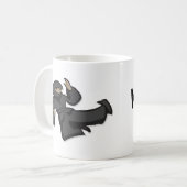 Ninject Fliegen-Tritt-Tasse Kaffeetasse (Vorderseite Links)
