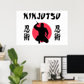 Ninjutsu Rising Sun Poster (Heimbüro)