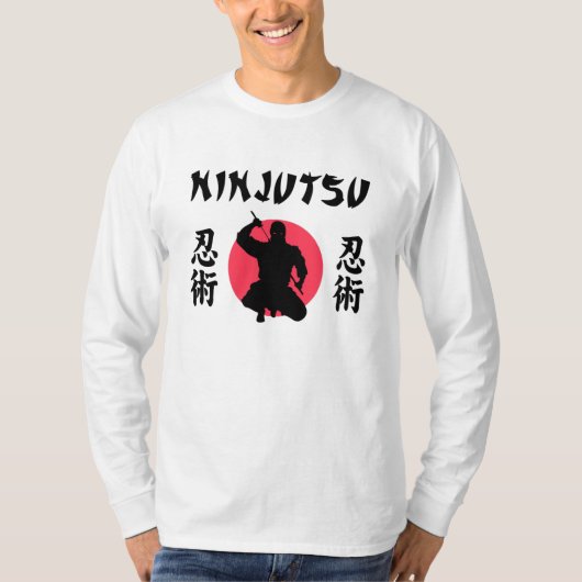 Ninjutsu Rising Sun T-Shirt (Vorderseite)