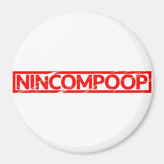 Ninkompoop-Briefmarke Magnet (Vorne)
