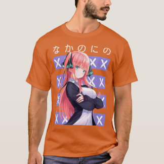 Nino Nakano Waifu Girl Japanisch Ästhetik Kawaii O T-Shirt