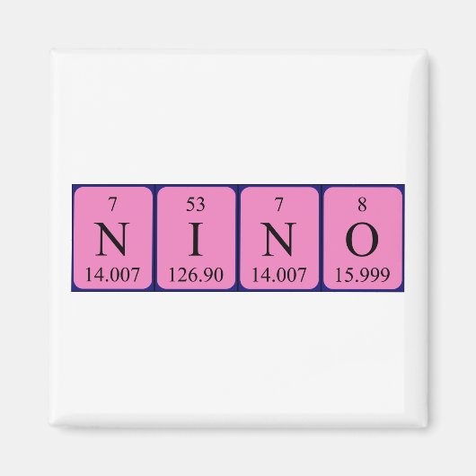 Nino Periodenmagnet Magnet (Vorne)