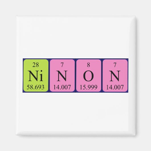 Ninon Periodenmagnet Magnet (Vorne)