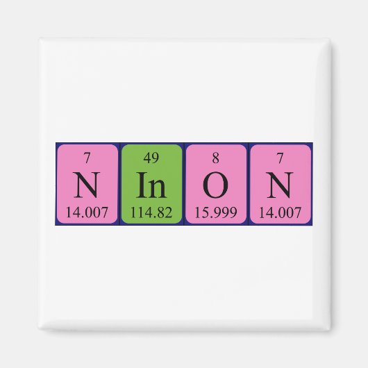 Ninon Periodenmagnet Magnet (Vorne)