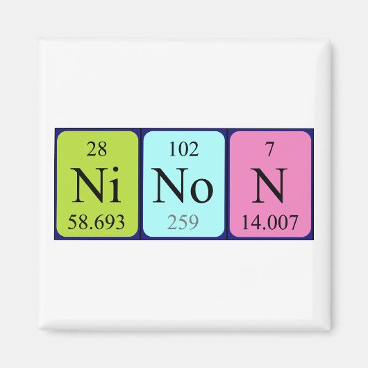 Ninon Periodenmagnet Magnet (Vorne)
