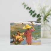 Ninos A La Orilla del Mar von Joaquin Sorolla Postkarte (Stehend Vorderseite)