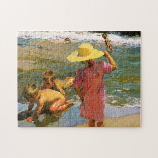 Ninos A La Orilla del Mar von Joaquin Sorolla Puzzle (Horizontal)