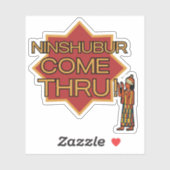 Ninshubur kommt durch aufkleber (Blatt)