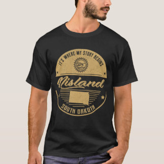 Ninsula South dakota Hier beginnt meine Geschichte T-Shirt