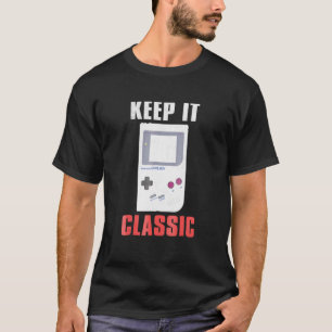 Nintendo Game Boy Behielt It Classic Gamer Graphic T-Shirt