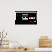 Nintendo Konami - Live by Code NES Poster (Küche)