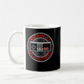 Nintendo NES Controller Kickin It Old School Tank Kaffeetasse (Links)