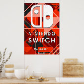Nintendo Switch Abstrakt Poster (Küche)